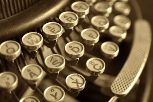 old typewriter