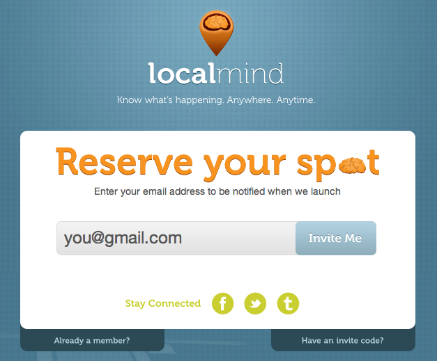 Localmind screenshot