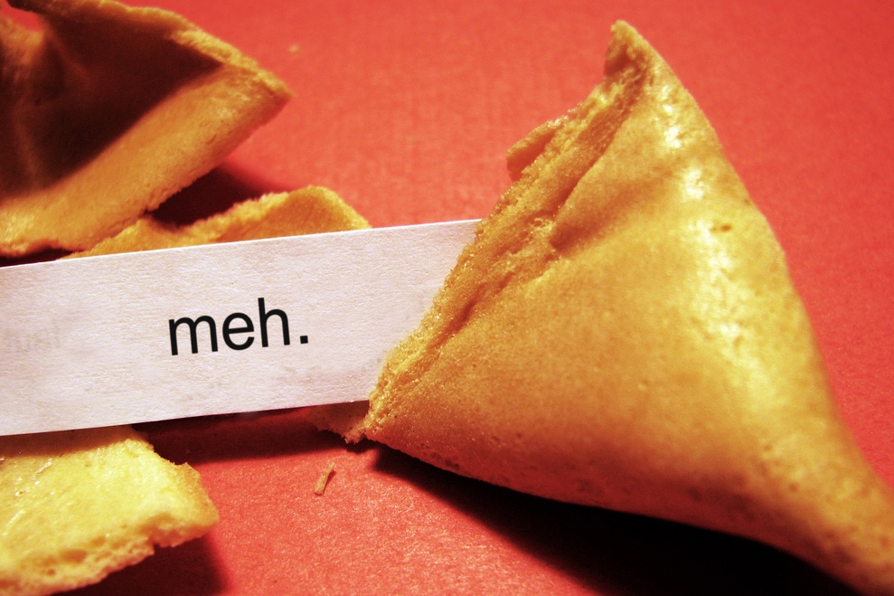 fortune cookie meh